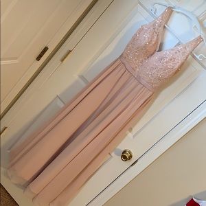 Morilee Madeline Gardner Blush Brodesmaids dress